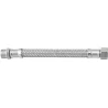 Tubo flessibile trecciato in acciaio inox AISI 304 7 fili DN10 1/2"M x 3/8"F