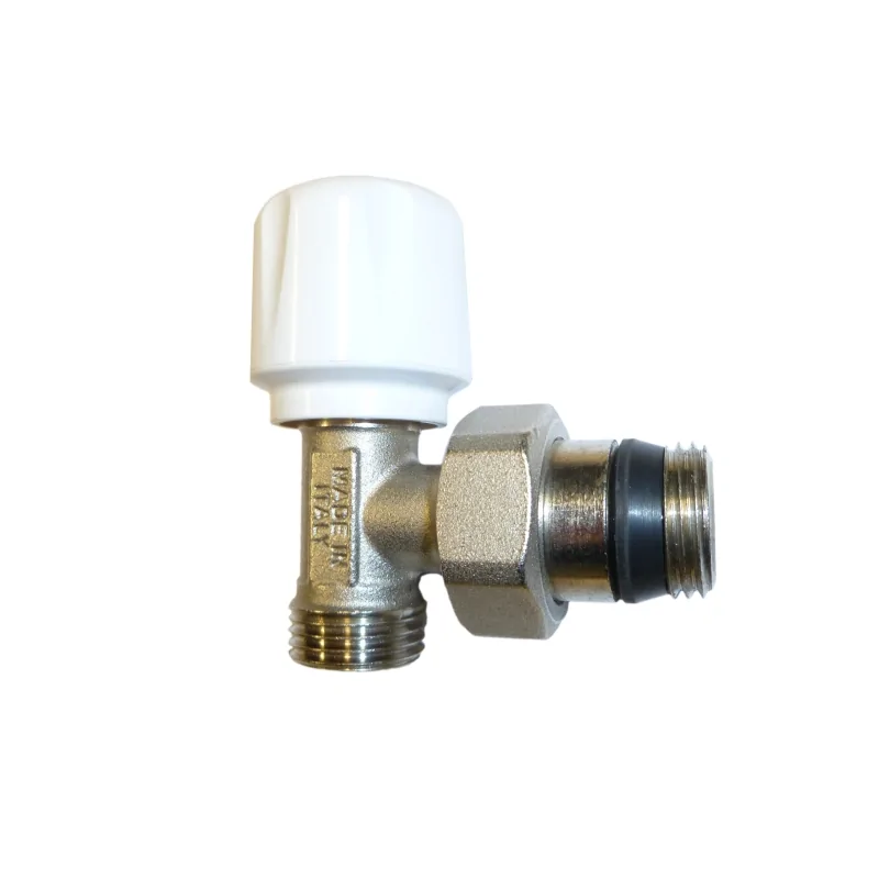 Valvola manuale ad angolo per radiatori