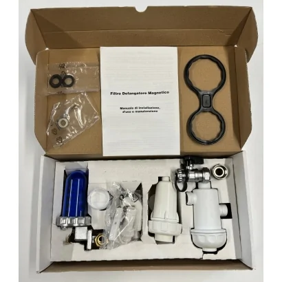 Kit salva caldaia (defangatore magnetico + dosatore di polifosfato + filtro anti-condensa)