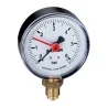 Manometro Ø50 mm attacco radiale 1/4" 0-6 BAR