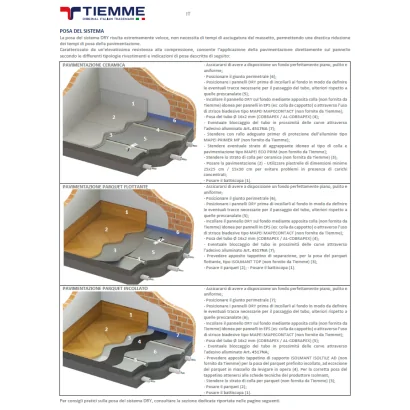 Pannello isolante bugnato "dry". Spessore totale pannello da 2,6 cm a 4,2 cm con superficie utile di 1,12 m² a pannello